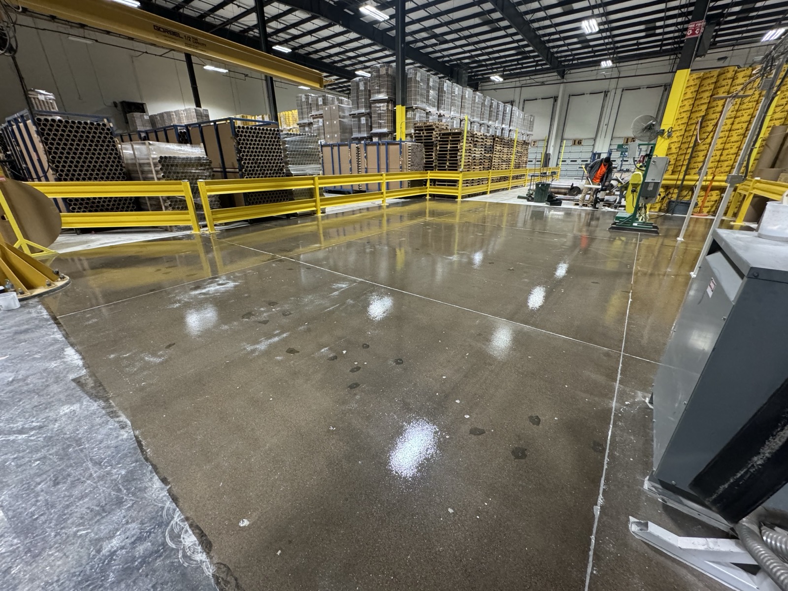 Epoxy coated floor
