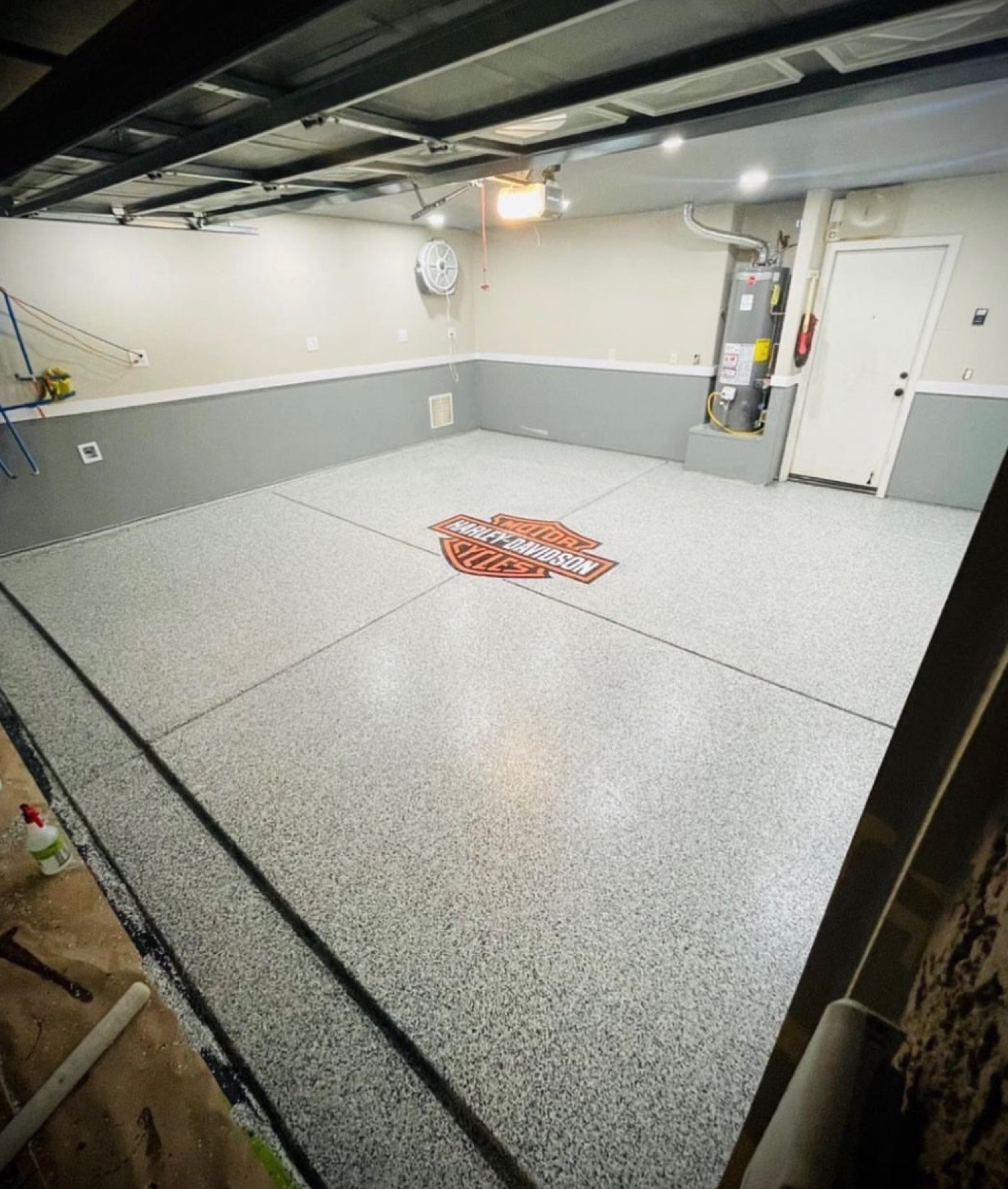 Epoxy coated floor